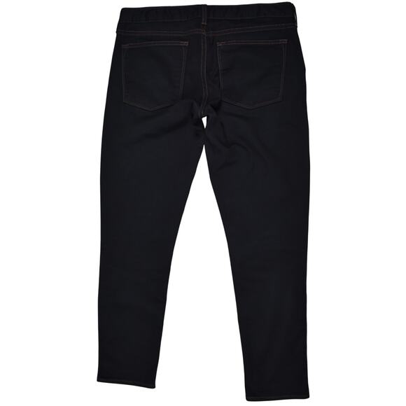 J crew black toothpick ankle length low rise cotton stretch denim jeans sz 30/10 - Picture 7 of 7